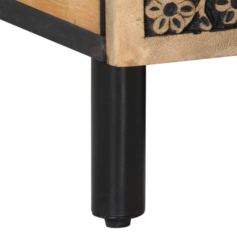 Salontafel 80x50x40 cm massief mangohout