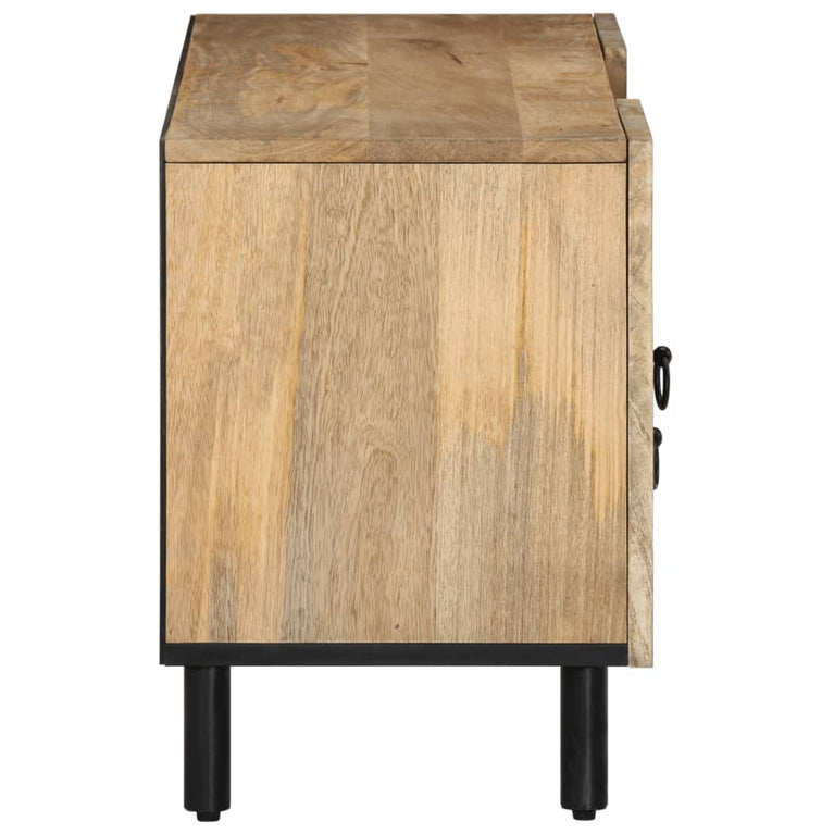 Tv-meubel 105x33x46cm massief mangohout