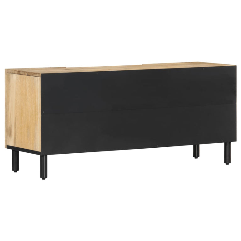 Tv-meubel 105x33x46cm massief mangohout