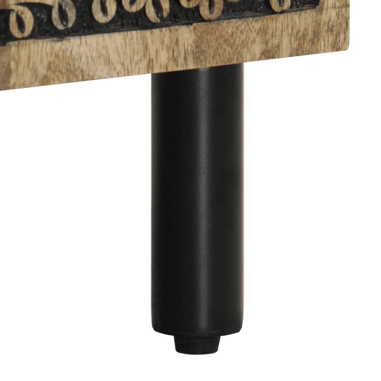 Tv-meubel 105x33x46cm massief mangohout