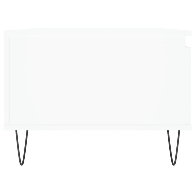 Salontafel 90x50x36,5 cm bewerkt hout wit MeubelReus