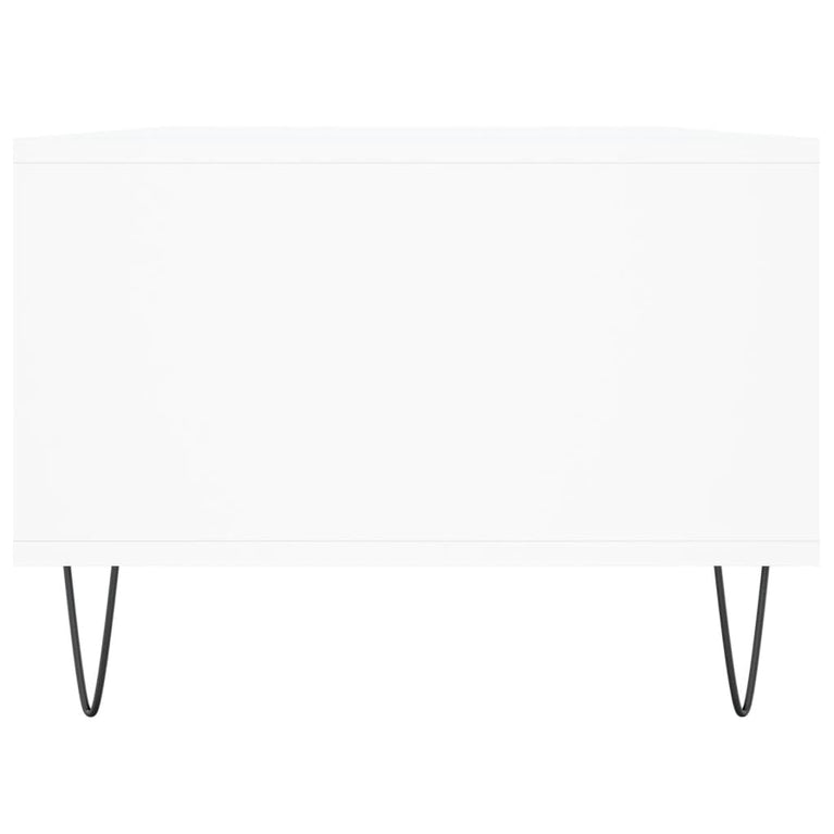 Salontafel 90x50x36,5 cm bewerkt hout wit MeubelReus