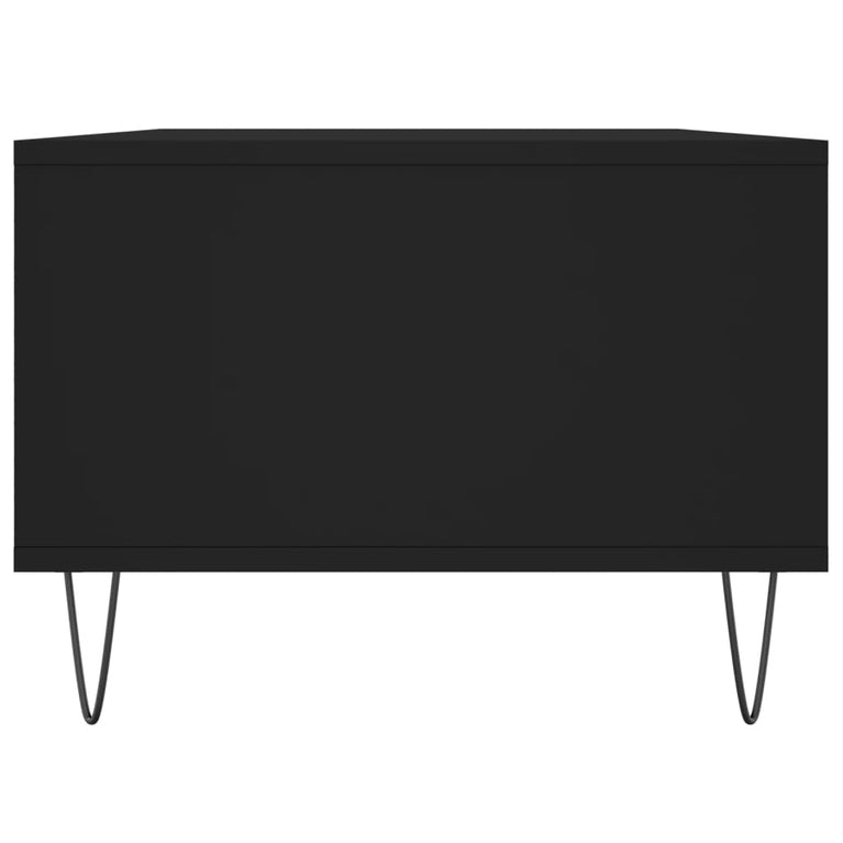 Salontafel 90x50x36,5 cm bewerkt hout zwart MeubelReus
