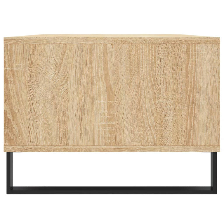 Salontafel 90x50x36,5 cm bewerkt hout sonoma eikenkleurig MeubelReus