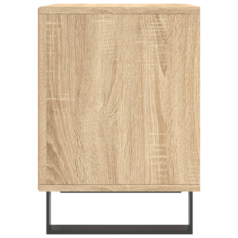 Nachtkastje 40x35x50 cm bewerkt hout sonoma eikenkleurig MeubelReus