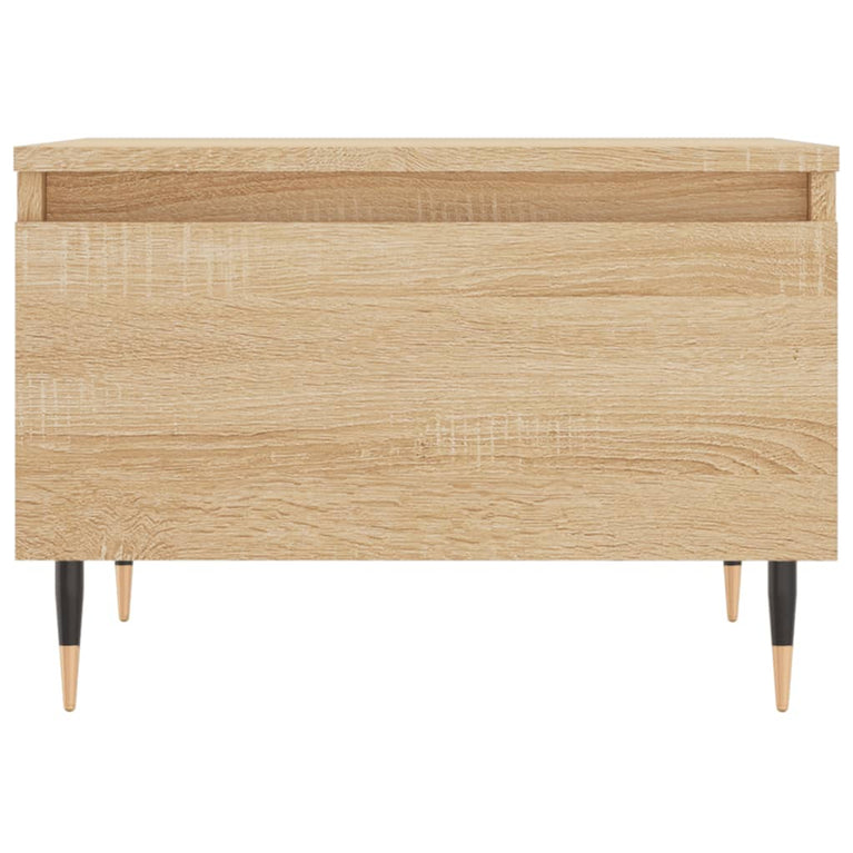Salontafel 50x46x35 cm bewerkt hout sonoma eikenkleurig MeubelReus