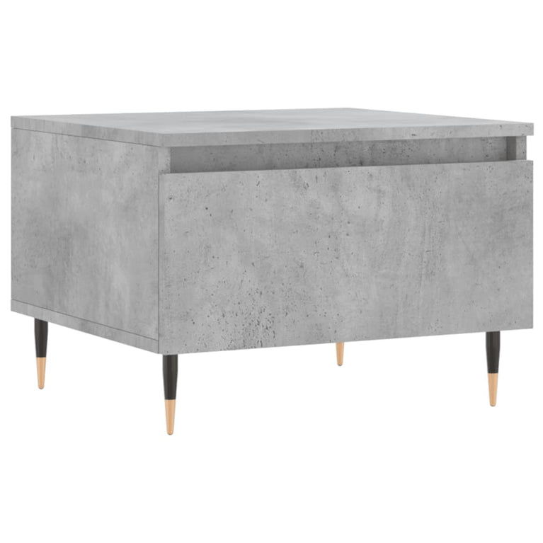Salontafels 2 st 50x46x35 cm bewerkt hout betongrijs MeubelReus
