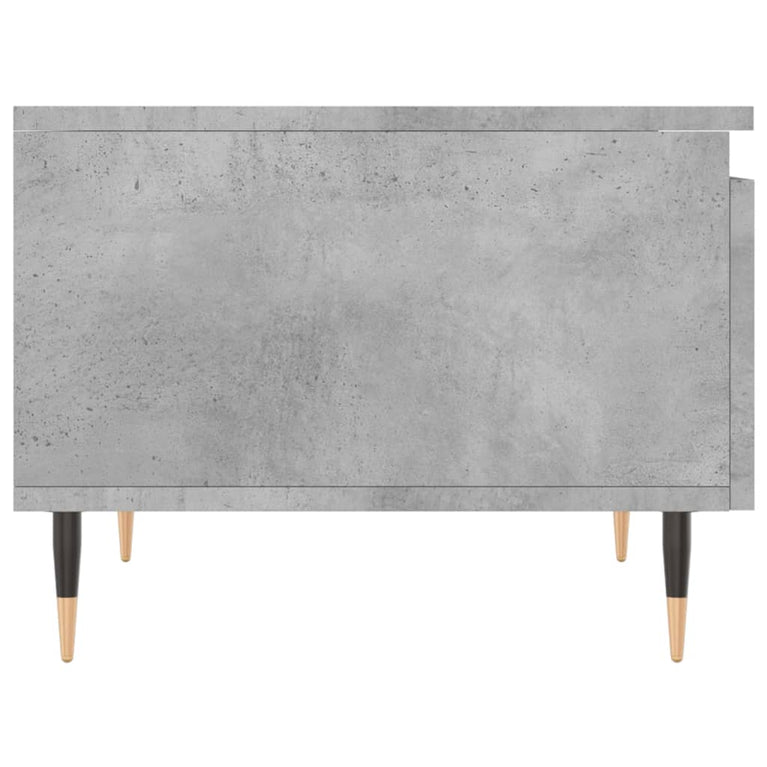 Salontafels 2 st 50x46x35 cm bewerkt hout betongrijs MeubelReus