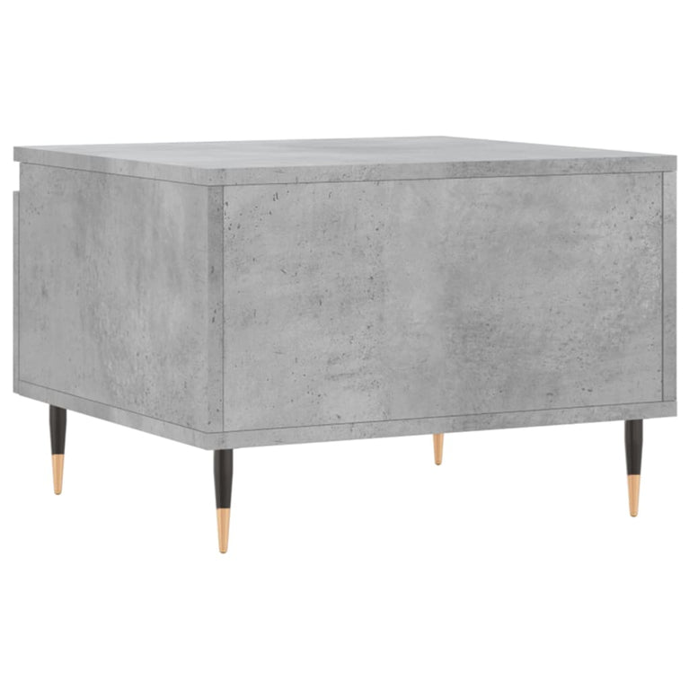 Salontafels 2 st 50x46x35 cm bewerkt hout betongrijs MeubelReus