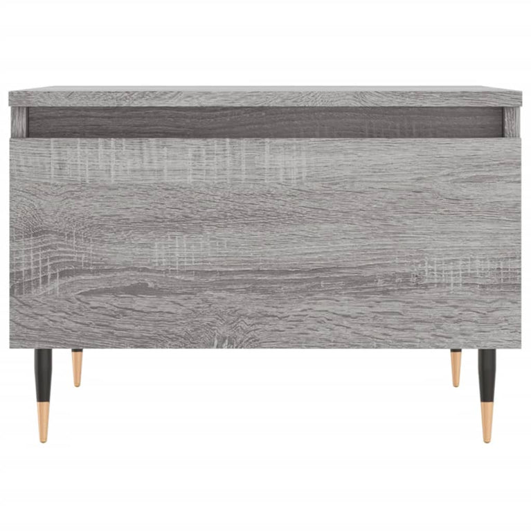 Salontafels 2 st 50x46x35 cm bewerkt hout grijs sonoma eiken MeubelReus