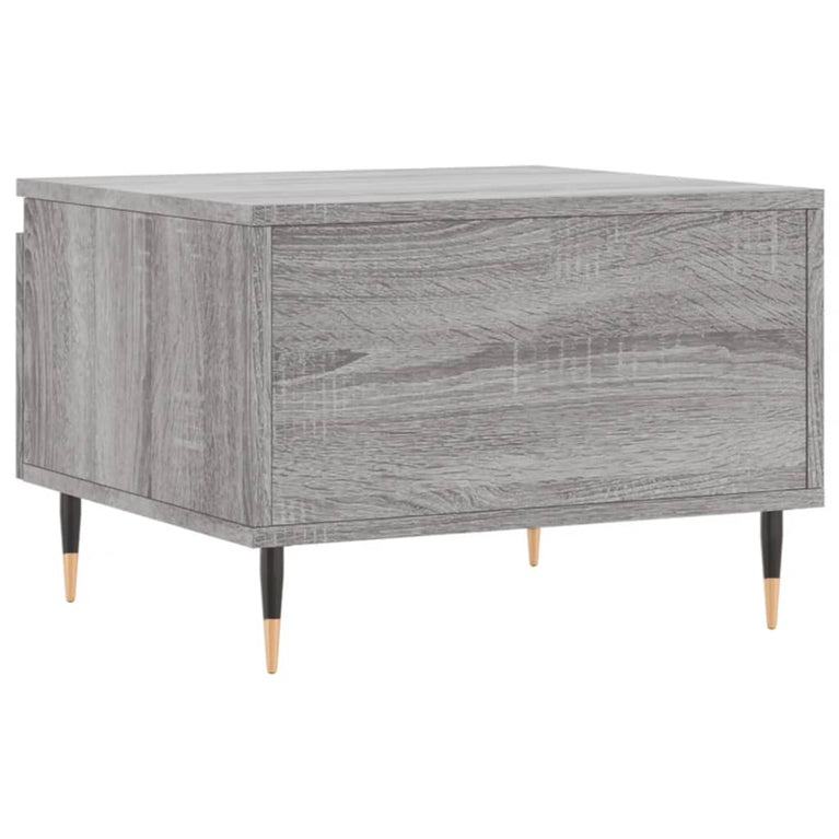 Salontafels 2 st 50x46x35 cm bewerkt hout grijs sonoma eiken MeubelReus