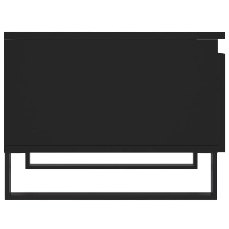 Salontafel 50x46x35 cm bewerkt hout zwart MeubelReus