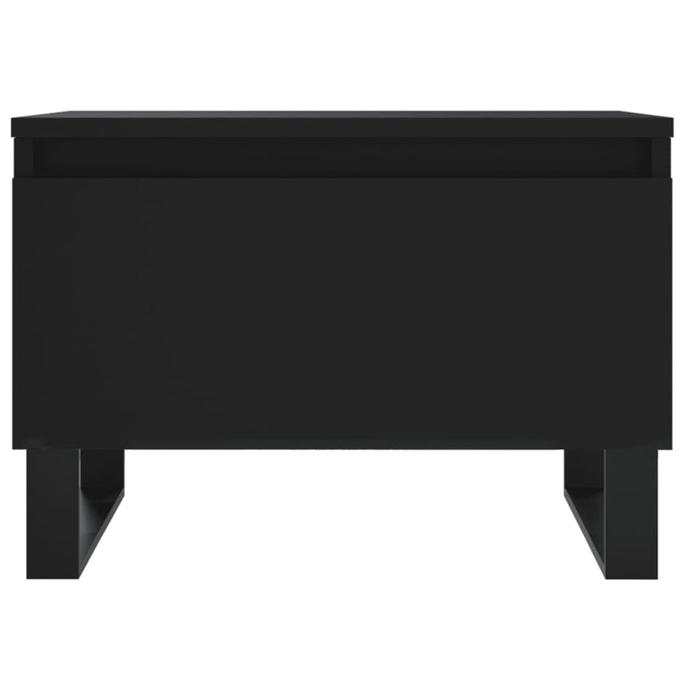 Salontafels 2 st 50x46x35 cm bewerkt hout zwart MeubelReus