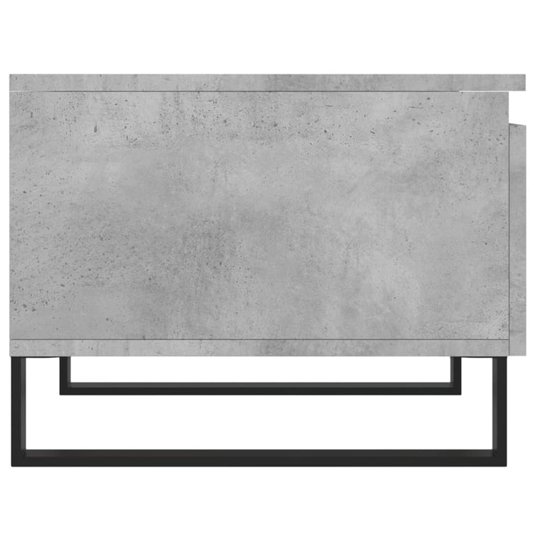 Salontafels 2 st 50x46x35 cm bewerkt hout betongrijs MeubelReus