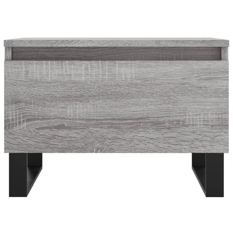 Salontafels 2 st 50x46x35 cm bewerkt hout grijs sonoma eiken MeubelReus