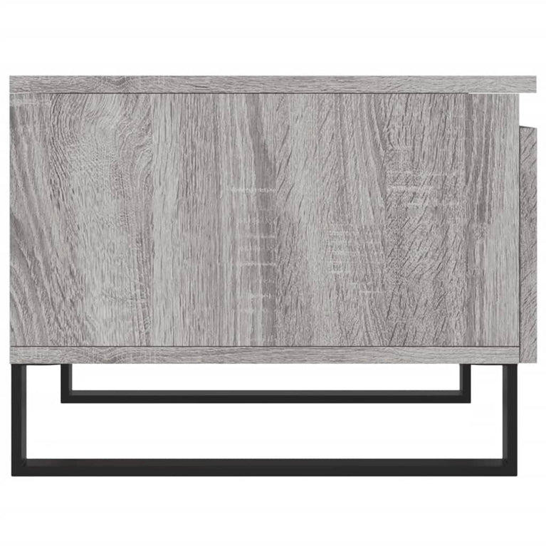 Salontafels 2 st 50x46x35 cm bewerkt hout grijs sonoma eiken MeubelReus