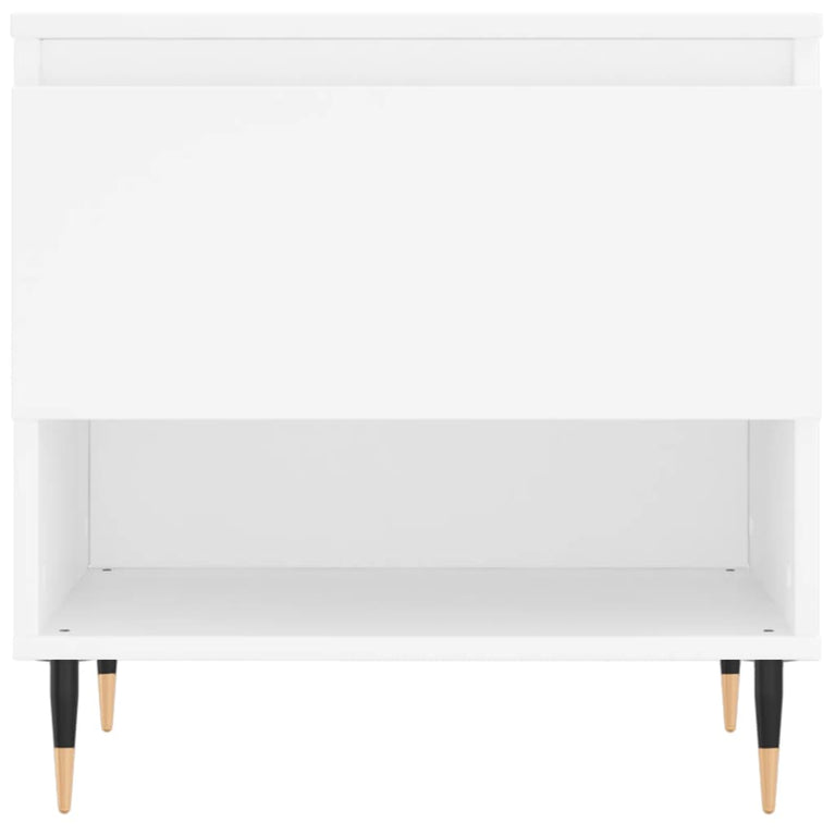 Salontafel 50x46x50 cm bewerkt hout wit MeubelReus