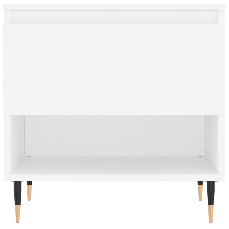 Salontafels 2 st 50x46x50 cm bewerkt hout wit MeubelReus