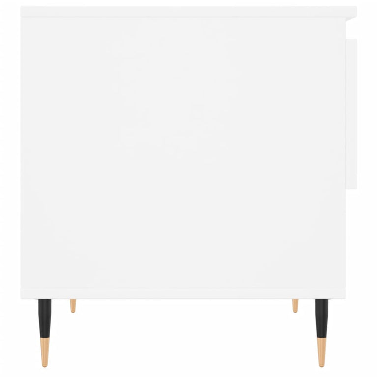 Salontafels 2 st 50x46x50 cm bewerkt hout wit MeubelReus