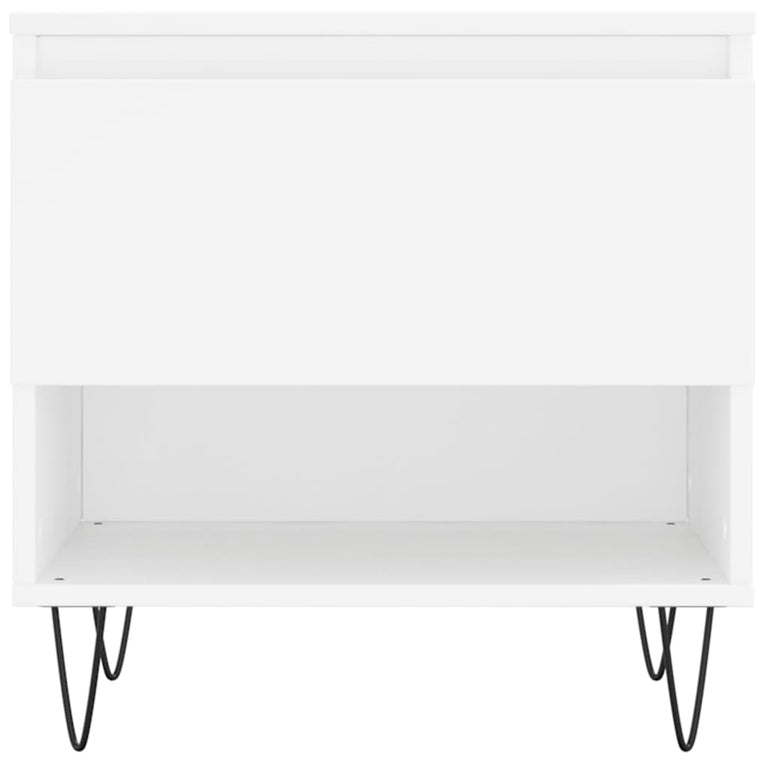 Salontafel 50x46x50 cm bewerkt hout wit MeubelReus