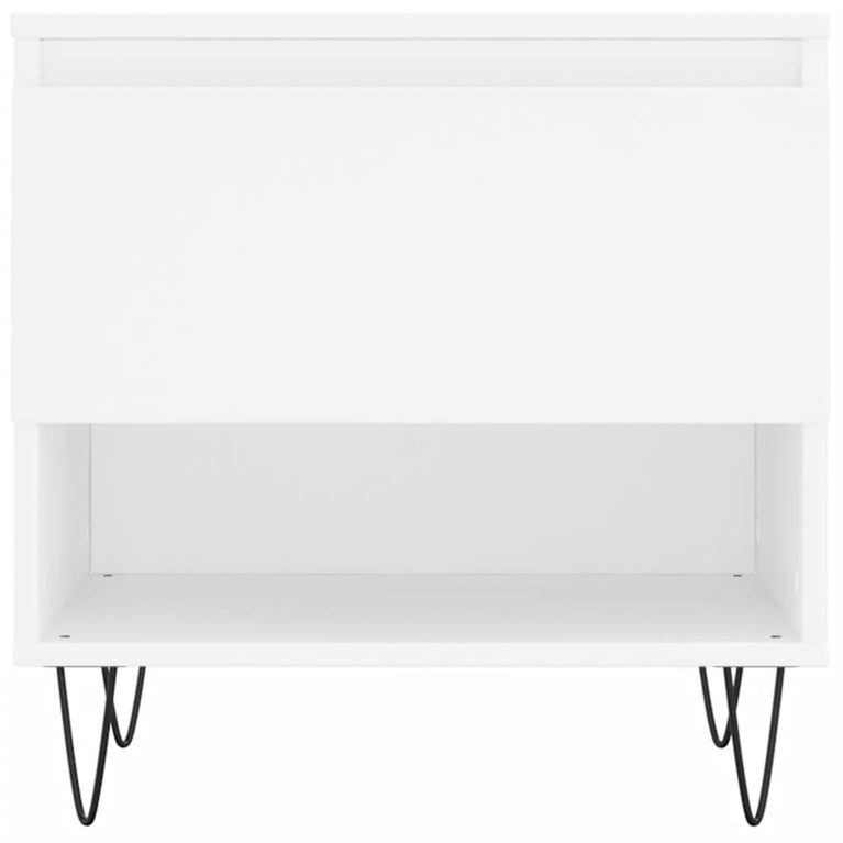 Salontafels 2 st 50x46x50 cm bewerkt hout wit MeubelReus