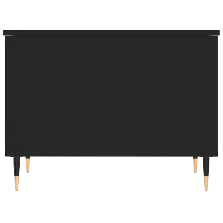 Salontafel 60x44,5x45 cm bewerkt hout zwart MeubelReus