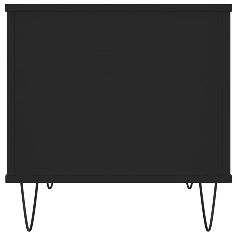 Salontafel 60x44,5x45 cm bewerkt hout zwart MeubelReus