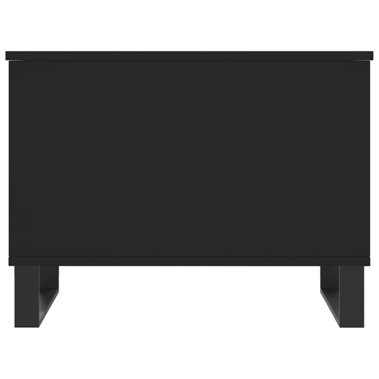 Salontafel 60x44,5x45 cm bewerkt hout zwart MeubelReus