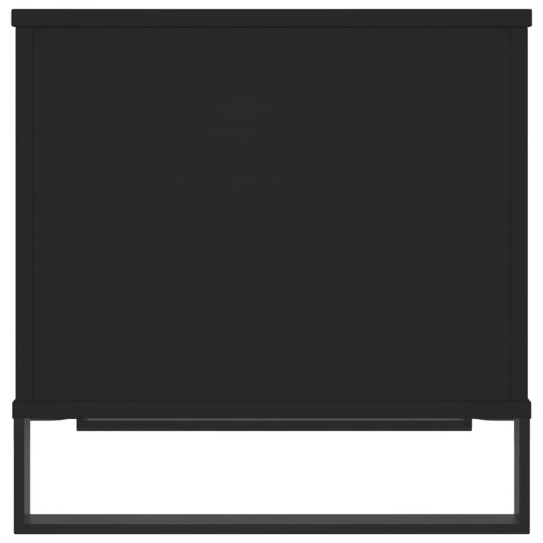 Salontafel 60x44,5x45 cm bewerkt hout zwart MeubelReus