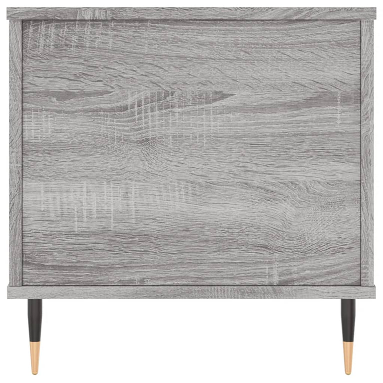 Salontafel 90x44,5x45 cm bewerkt hout grijs sonoma eikenkleurig MeubelReus