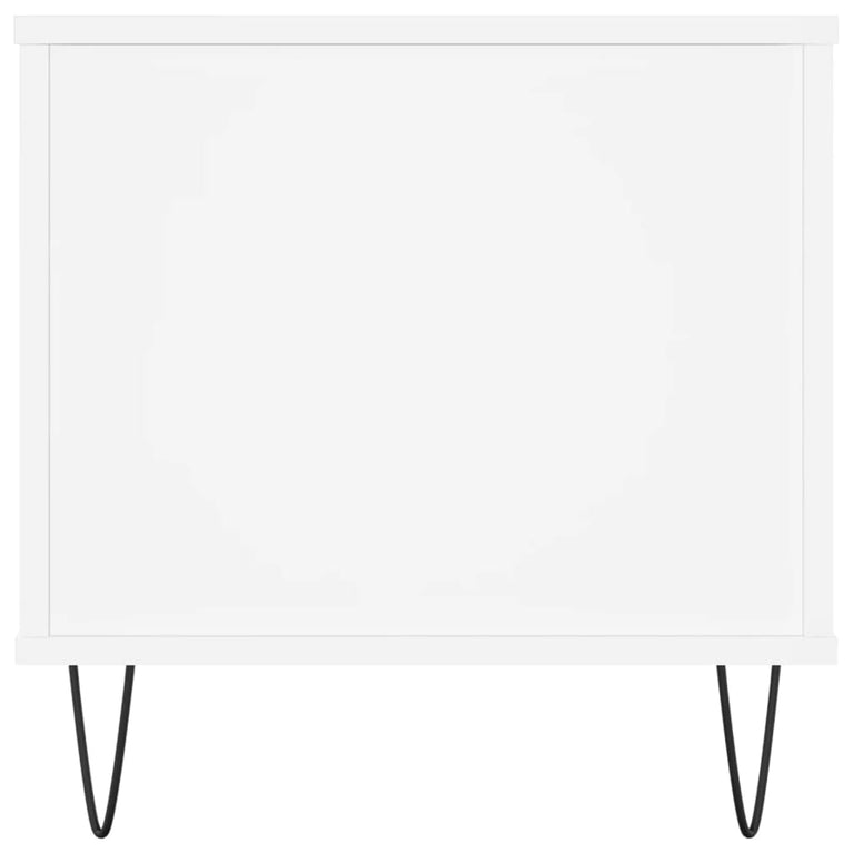 Salontafel 90x44,5x45 cm bewerkt hout wit MeubelReus