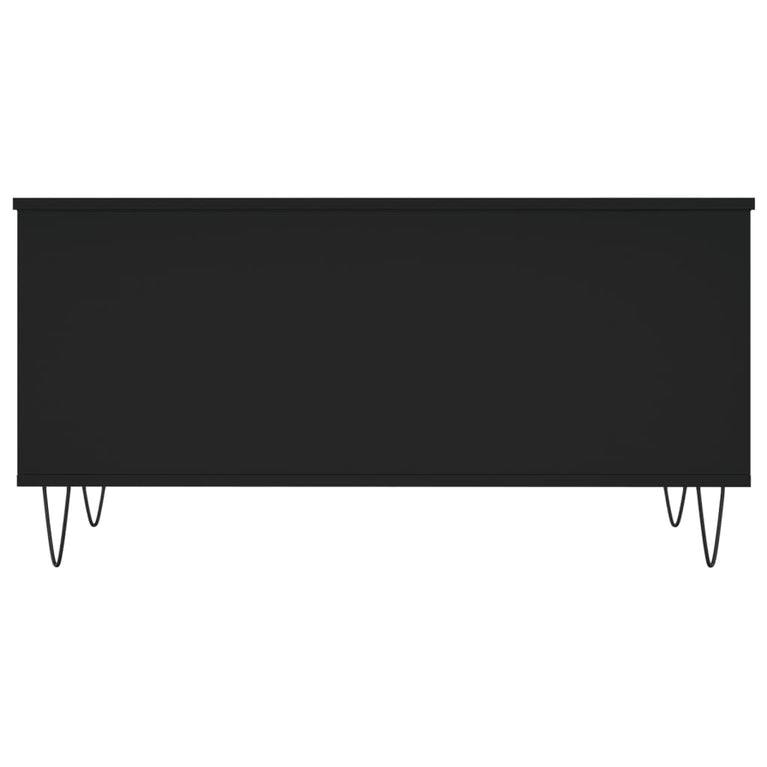 Salontafel 90x44,5x45 cm bewerkt hout zwart MeubelReus