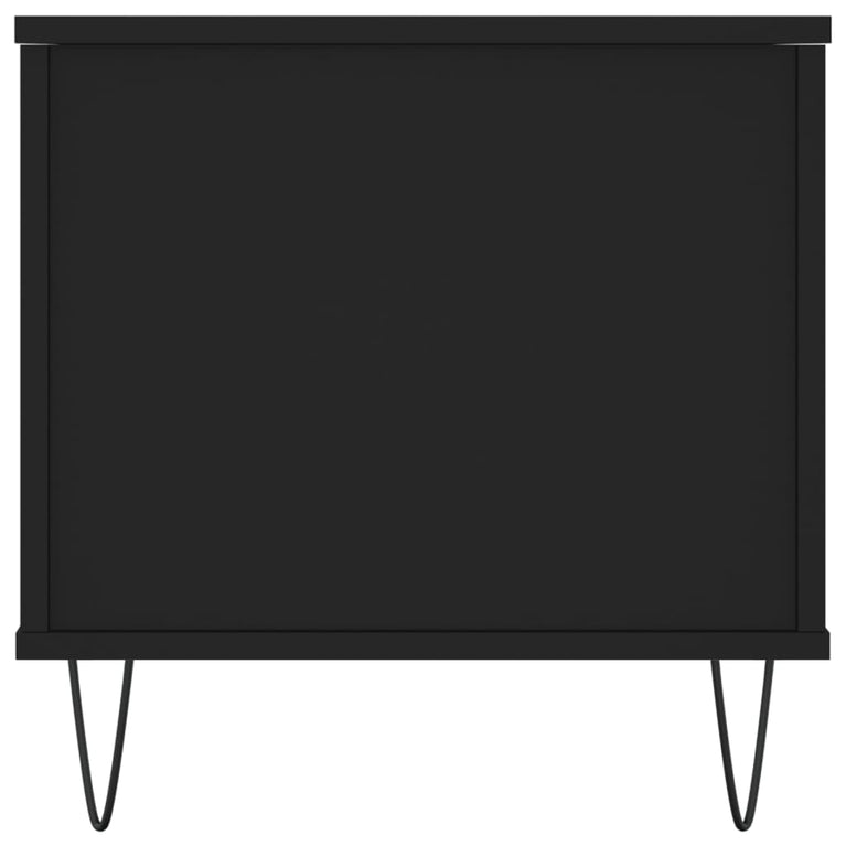 Salontafel 90x44,5x45 cm bewerkt hout zwart MeubelReus