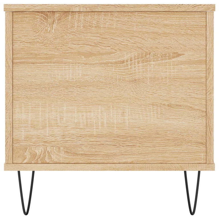 Salontafel 90x44,5x45 cm bewerkt hout sonoma eikenkleurig MeubelReus