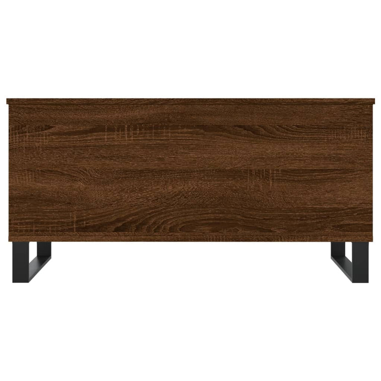 Salontafel 90x44,5x45 cm bewerkt hout bruin eikenkleur MeubelReus