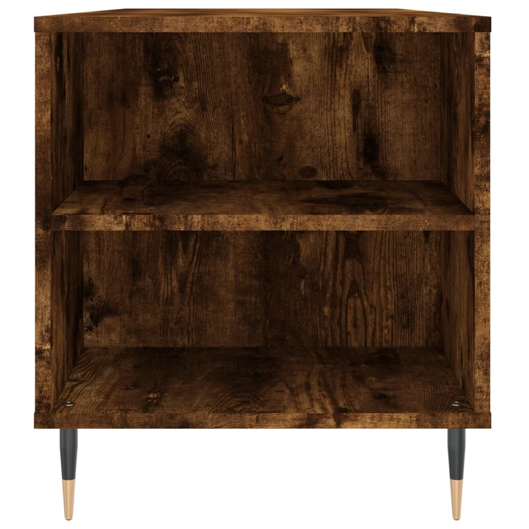 Salontafel 102x44,5x50 cm bewerkt hout gerookt eikenkleurig MeubelReus