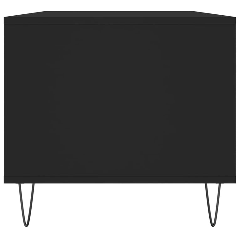 Salontafel 90x49x45 cm bewerkt hout zwart MeubelReus
