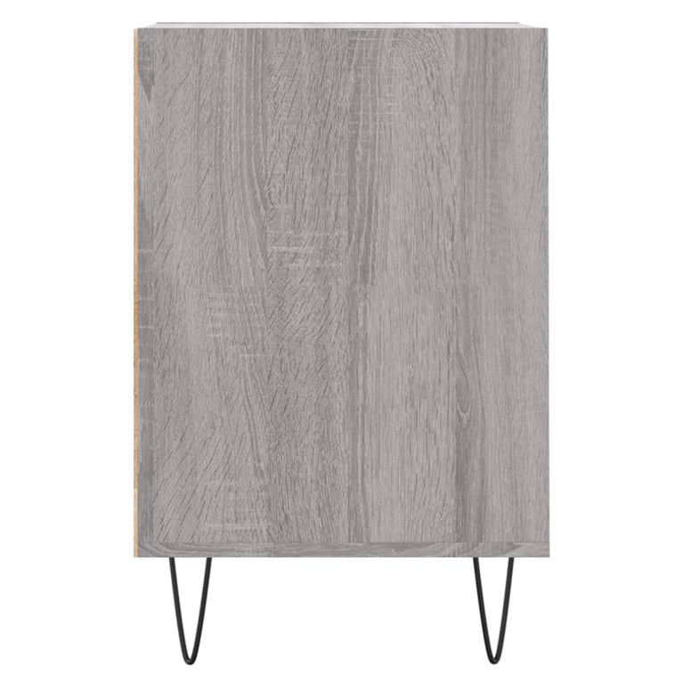 Tv-meubel 100x35x55 cm bewerkt hout grijs sonoma eikenkleurig MeubelReus