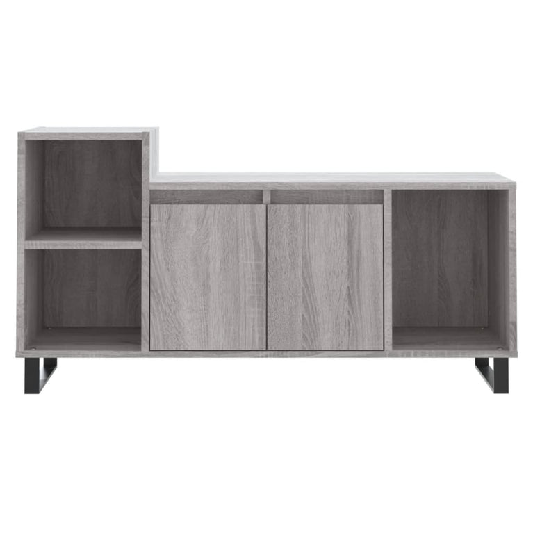 Tv-meubel 100x35x55 cm bewerkt hout grijs sonoma eikenkleurig MeubelReus