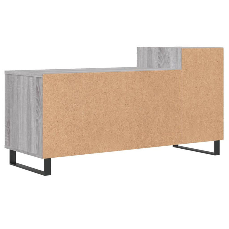 Tv-meubel 100x35x55 cm bewerkt hout grijs sonoma eikenkleurig MeubelReus