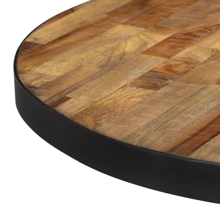 Salontafel rond Ø55x40 cm massief gerecycled teakhout