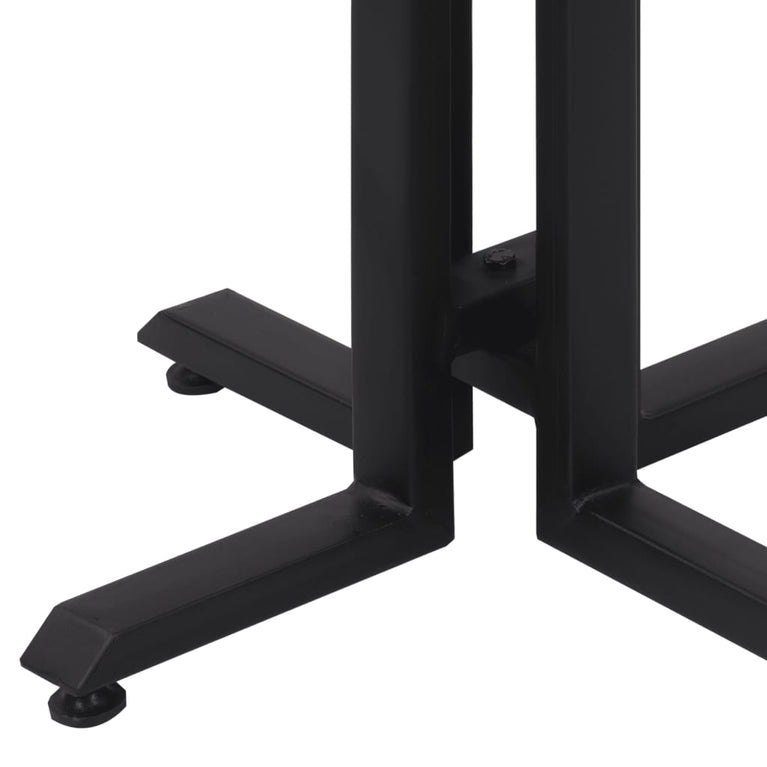 Salontafel rond Ø55x40 cm massief gerecycled teakhout