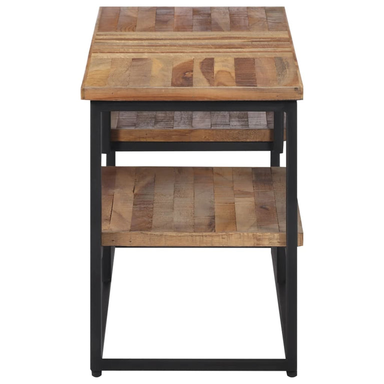Tv-meubel 110x30x39 cm massief gerecycled teakhout