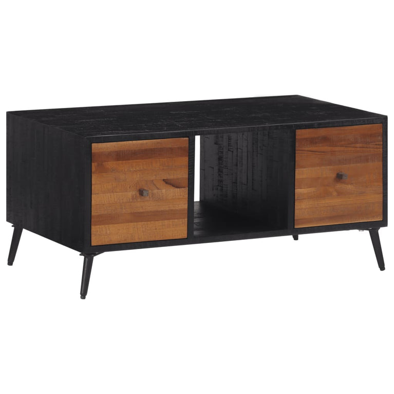 Salontafel 90x50x41 cm massief gerecycled teakhout
