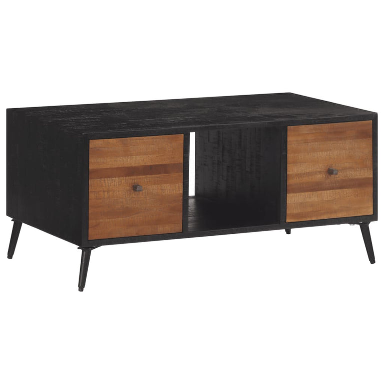 Salontafel 90x50x41 cm massief gerecycled teakhout