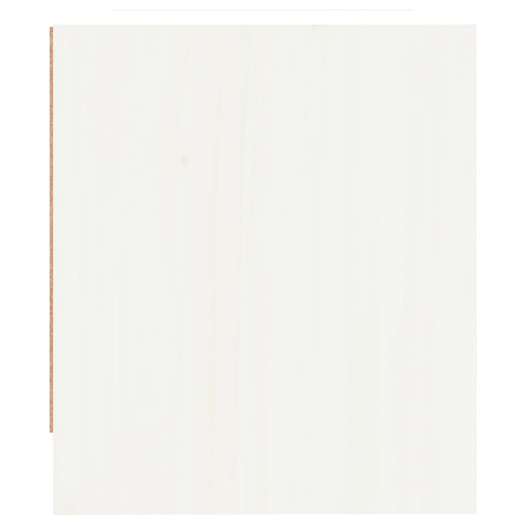 Nachtkastjes 2 st 40x31x35,5 cm massief grenenhout wit MeubelReus