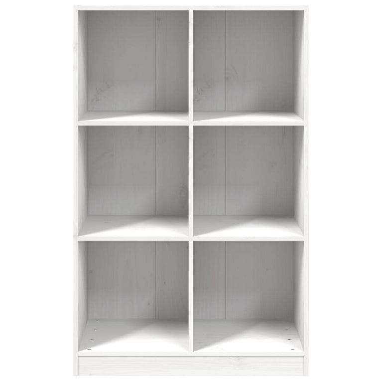 Boekenkast 70x33x110 massief grenenhout wit MeubelReus