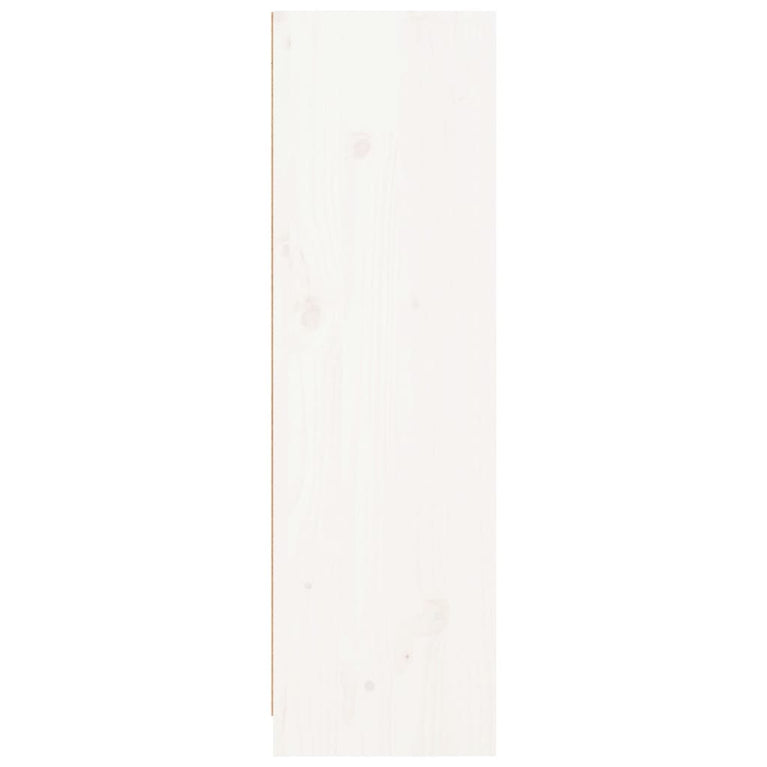 Boekenkast 70x33x110 massief grenenhout wit MeubelReus