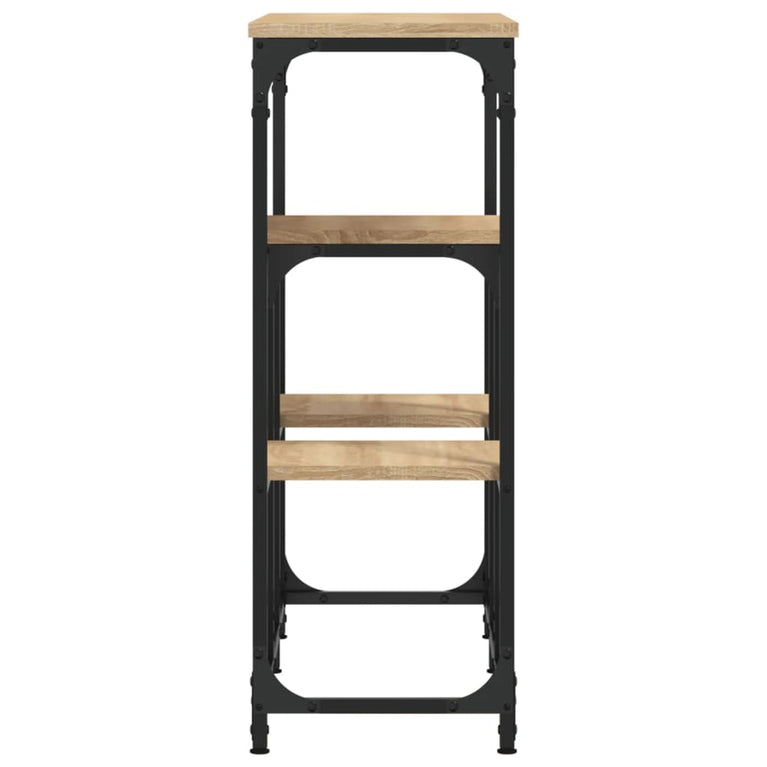 Wandtafel 89,5x28x76 cm bewerkt hout sonoma eikenkleurig MeubelReus