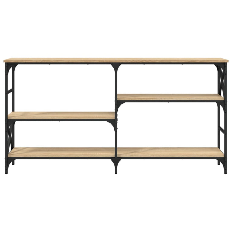 Wandtafel 150x29x76,5 cm bewerkt hout sonoma eikenkleurig MeubelReus